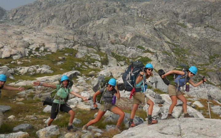 backpacking adventure for girls in california